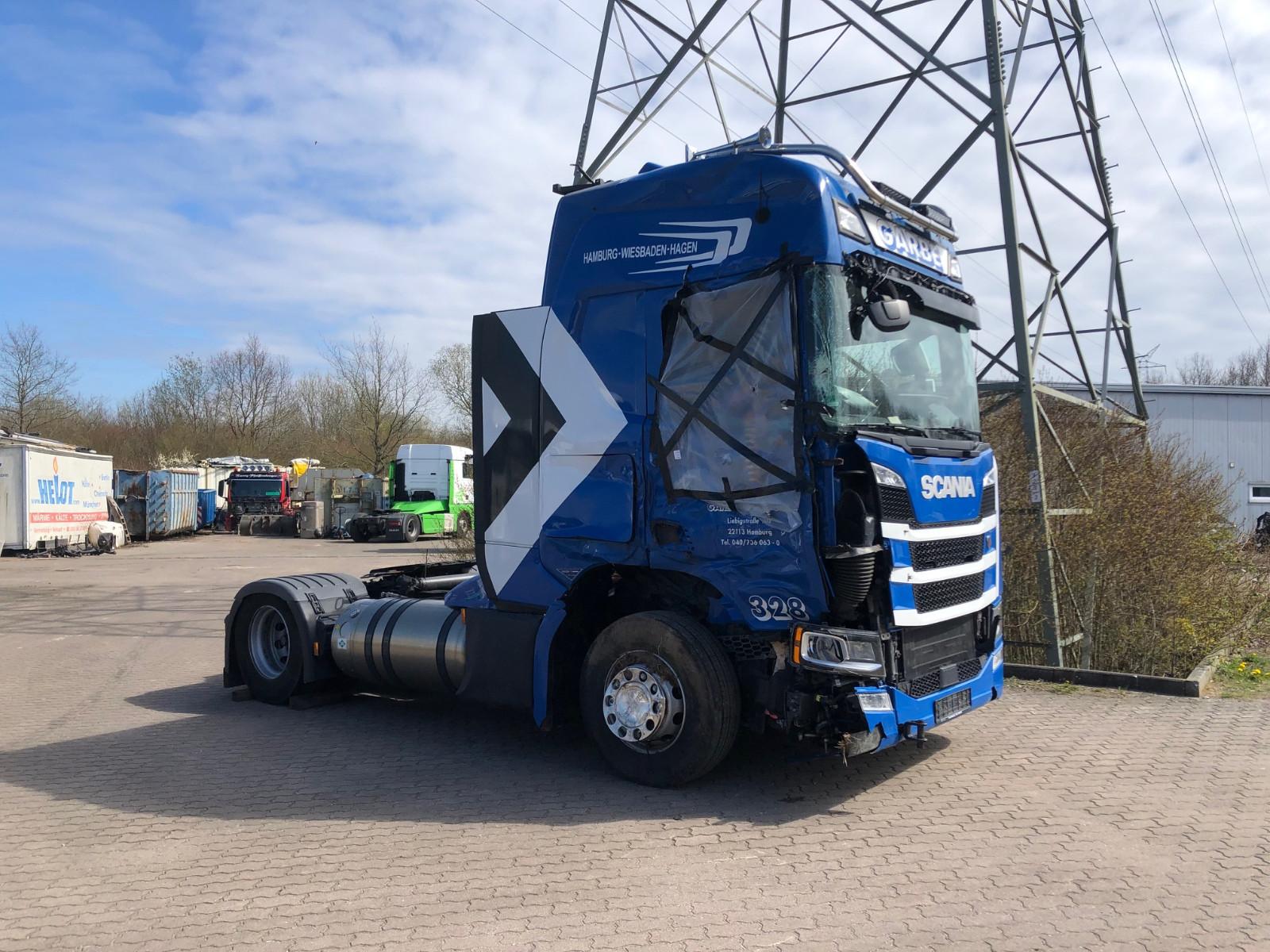 Scania R410 N323 LNG Retarder  damaged