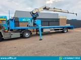 Floor 1-achs Auflieger mit HIAB 265S2 Krän /1x gelenkt