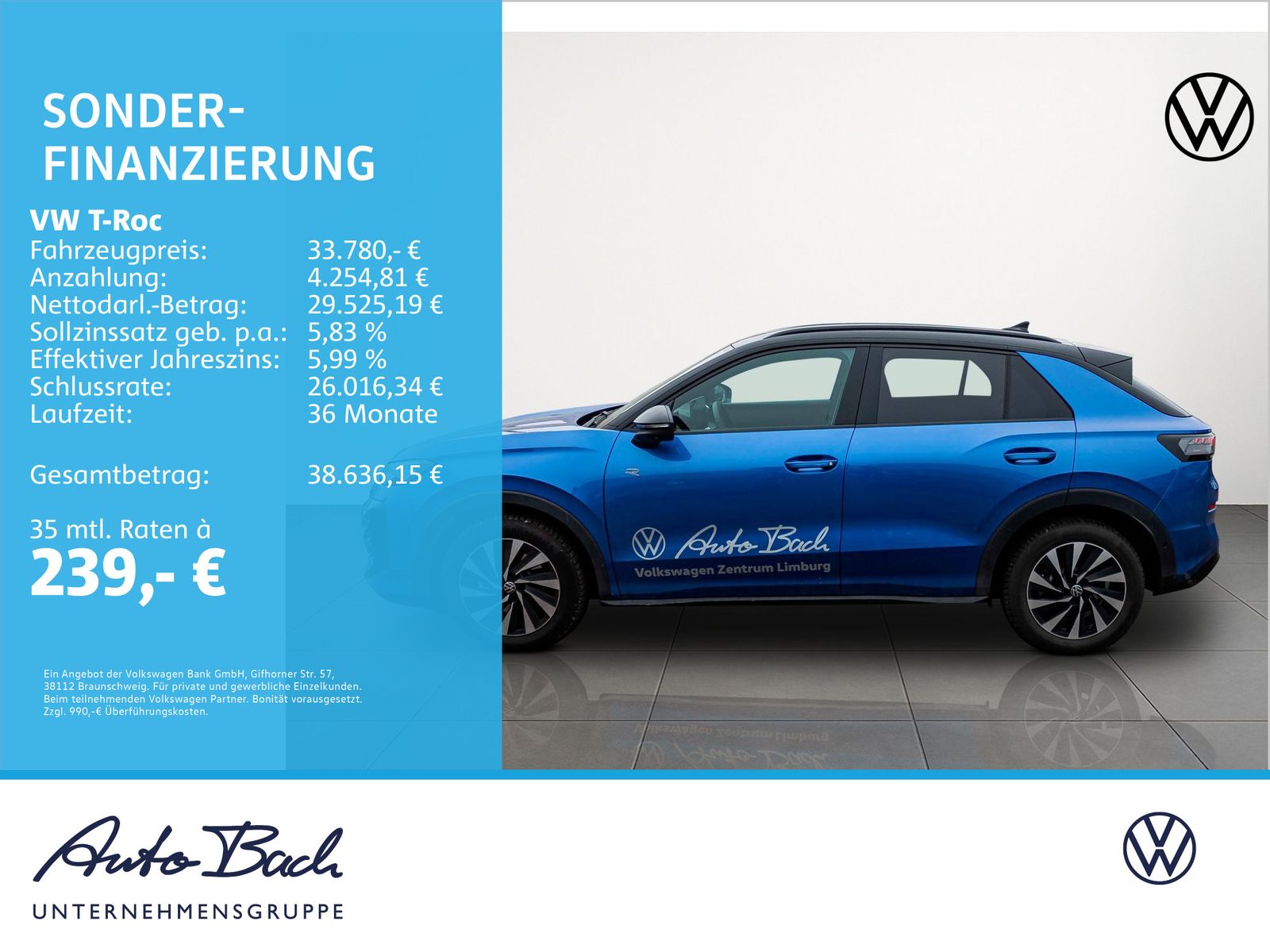 Volkswagen T-Roc 1.5 eTSI DSG R-Line Black Style Navi LED H imagem 2