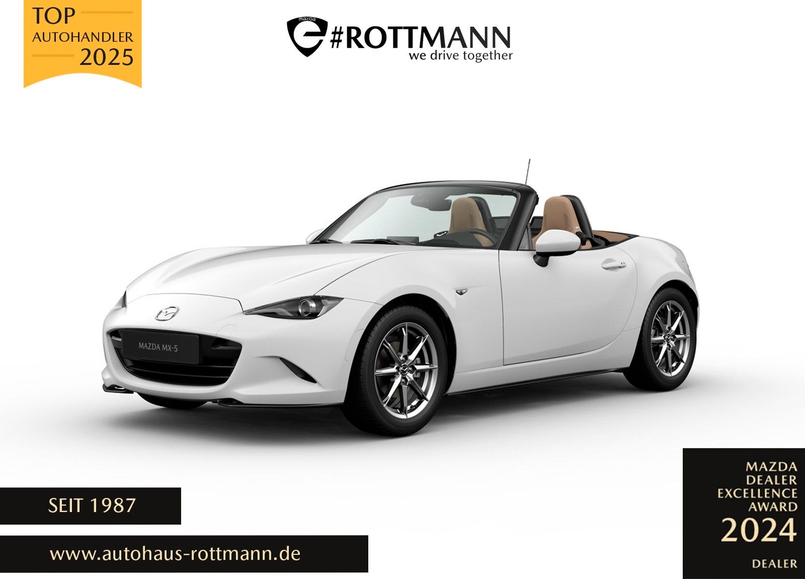 Mazda MX-5 1.5 SKYACTIV-G 132 KAZARI Leder-B ACAA