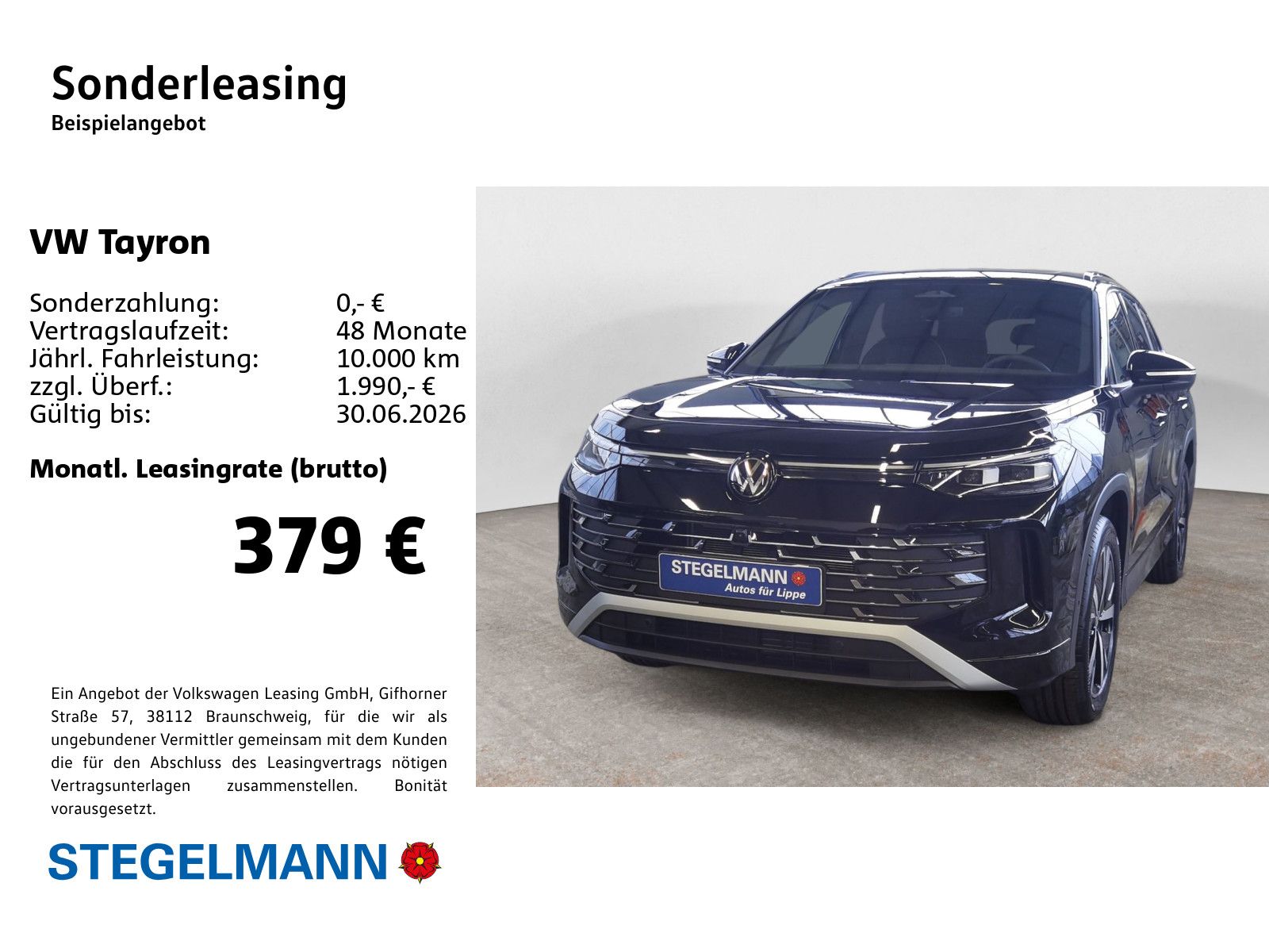 Volkswagen Tayron 2,0 l TDI SCR 7-Gang- DSG Elegance