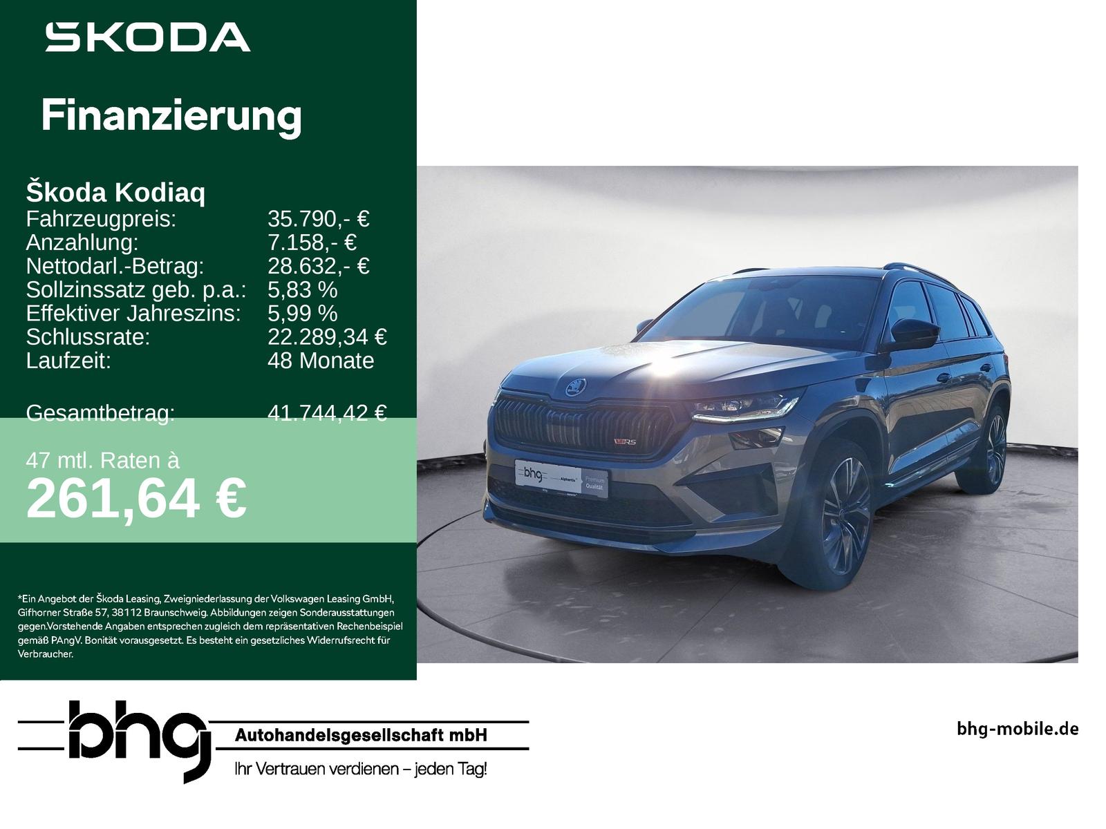 Skoda Kodiaq 2.0 TSI DSG RS 4x4