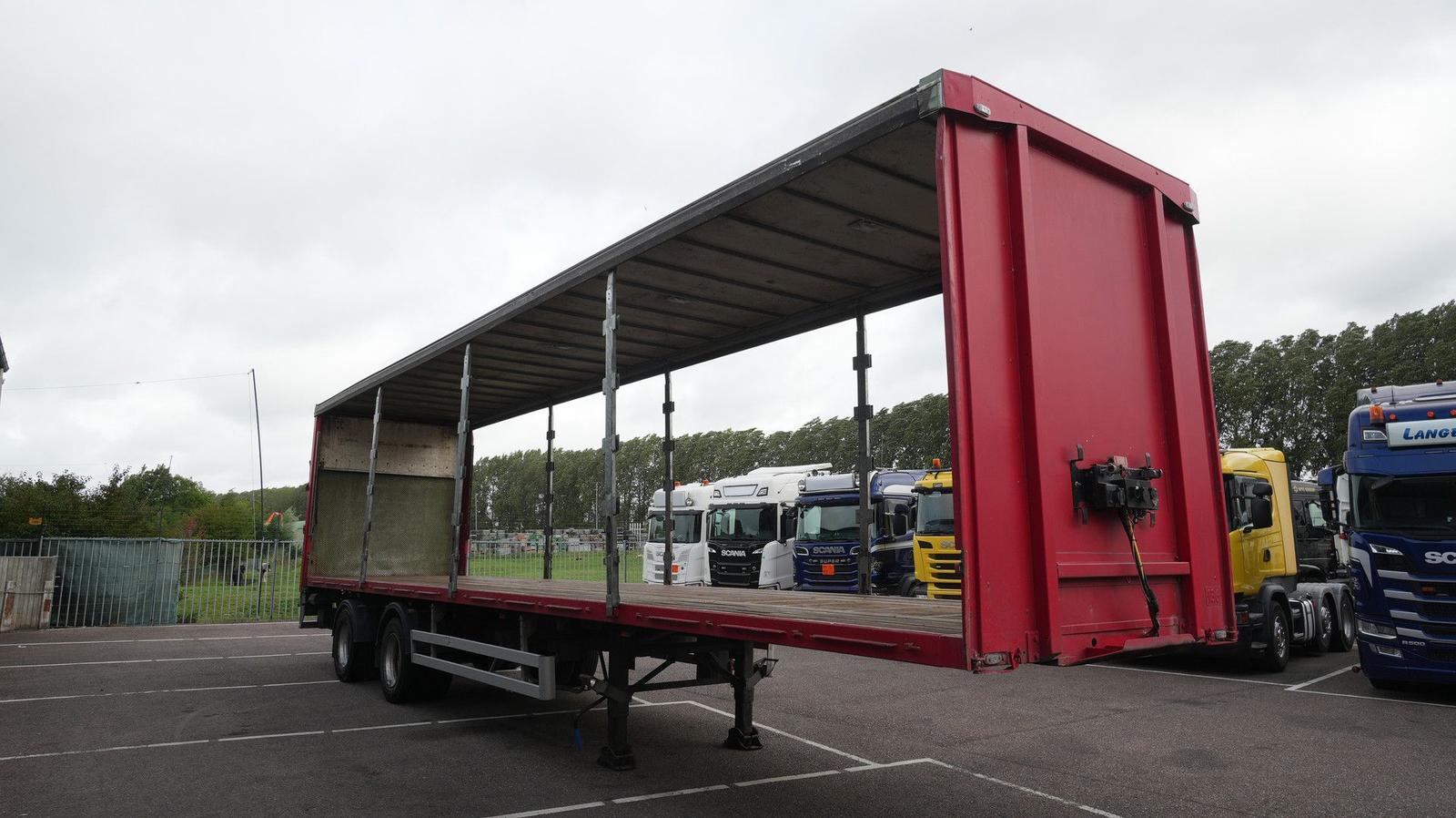 Pacton 2 axle open trailer no curtain
