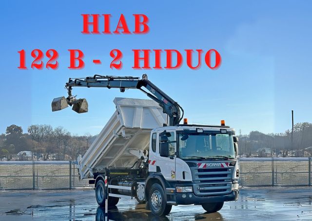 Scania P 280 * HIAB 122 B - 2 HIDUO + FUNK* TOPZUSTAND