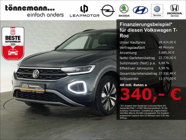 Volkswagen T-Roc GOAL TSI DSG+AHK+LED LICHT+RÜCKFAHRKAMERA+