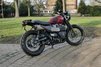 Triumph Street Scrambler Vance & Hines, Öhlins