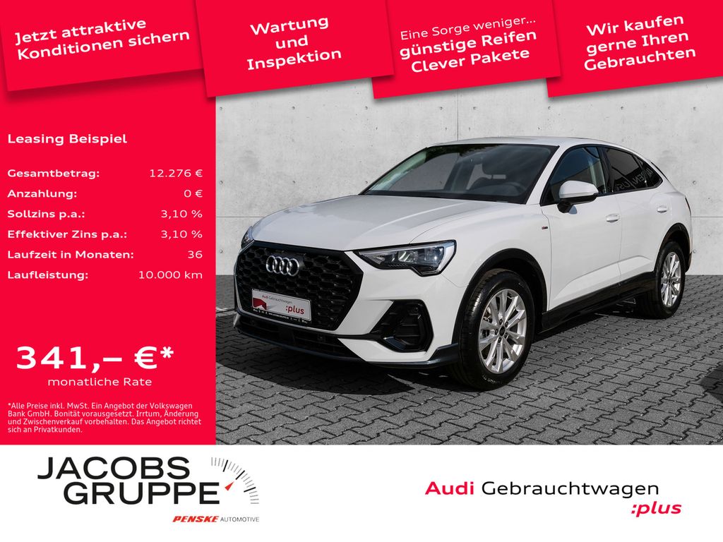 Q3 Sportback 35 TFSI Black/AHK/LED/NAVI/Sitzh./A