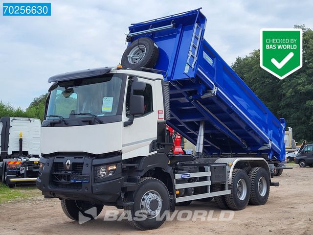 Renault K 430 6X6 6x6 13m3 Big-Axle 3-Seiten Euro 6