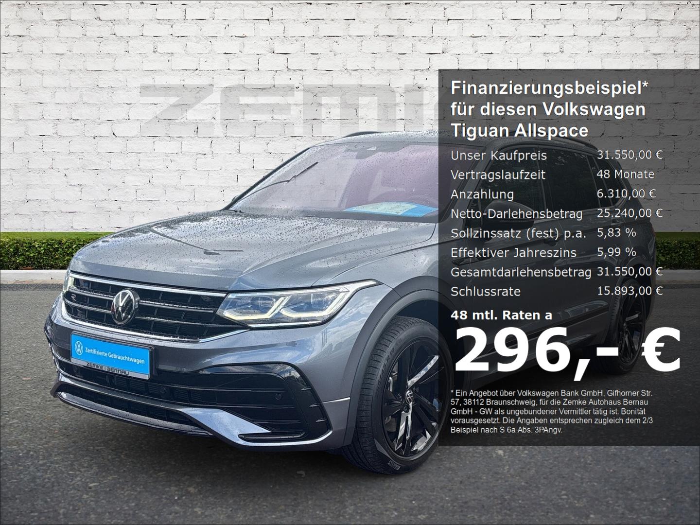 Volkswagen Tiguan Allspace 2.0 TSI 4Motion R-Line Sportpake