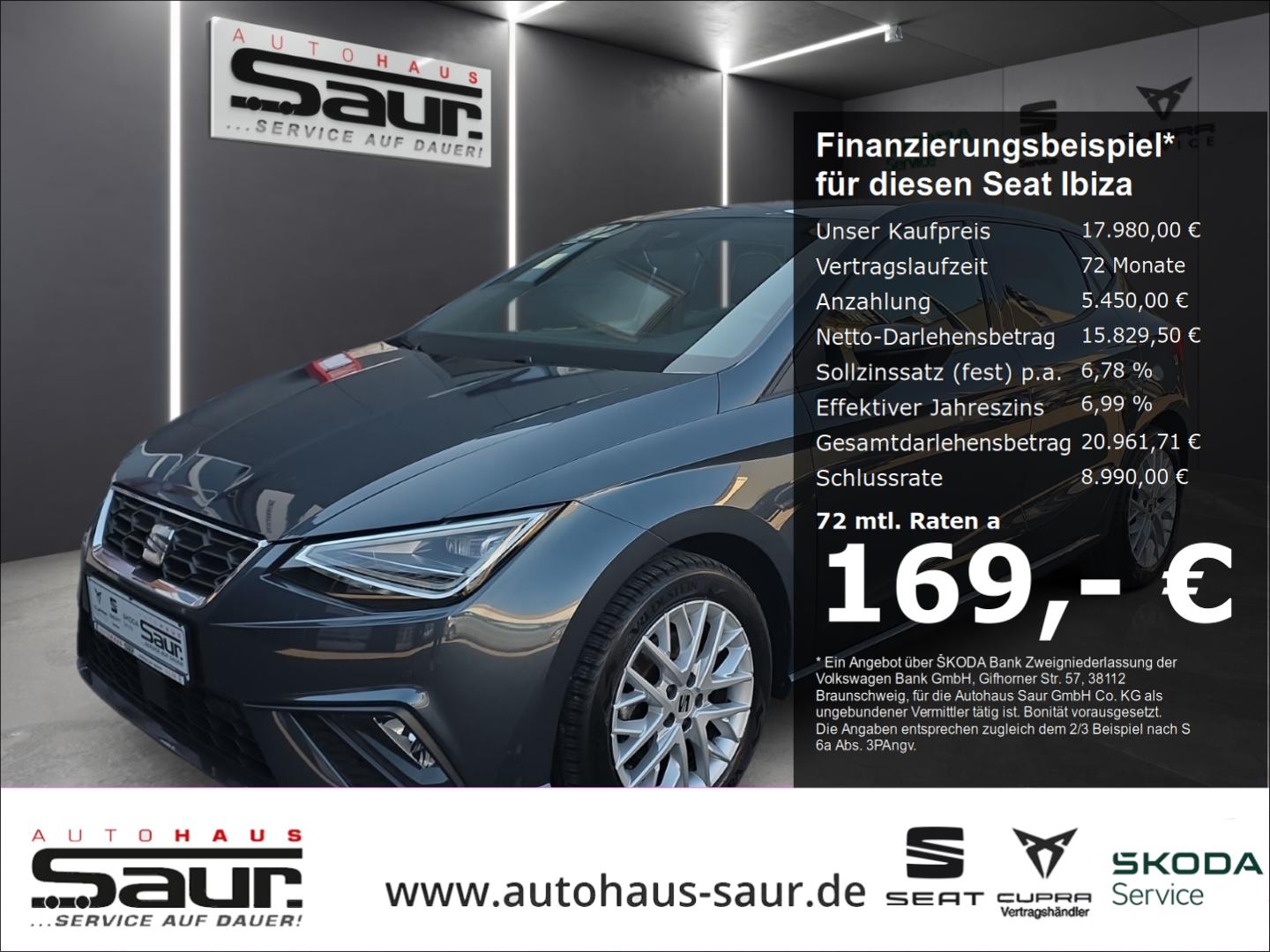 Seat Ibiza FR 1.0 TSI RÜCKFAHRKAMERA NAVI KESSY SHZ W