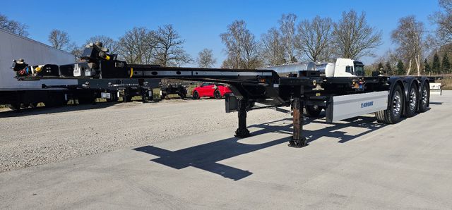 Krone Chassis, 20'-40', Lift,Heckausschub, TÜV 03/2026