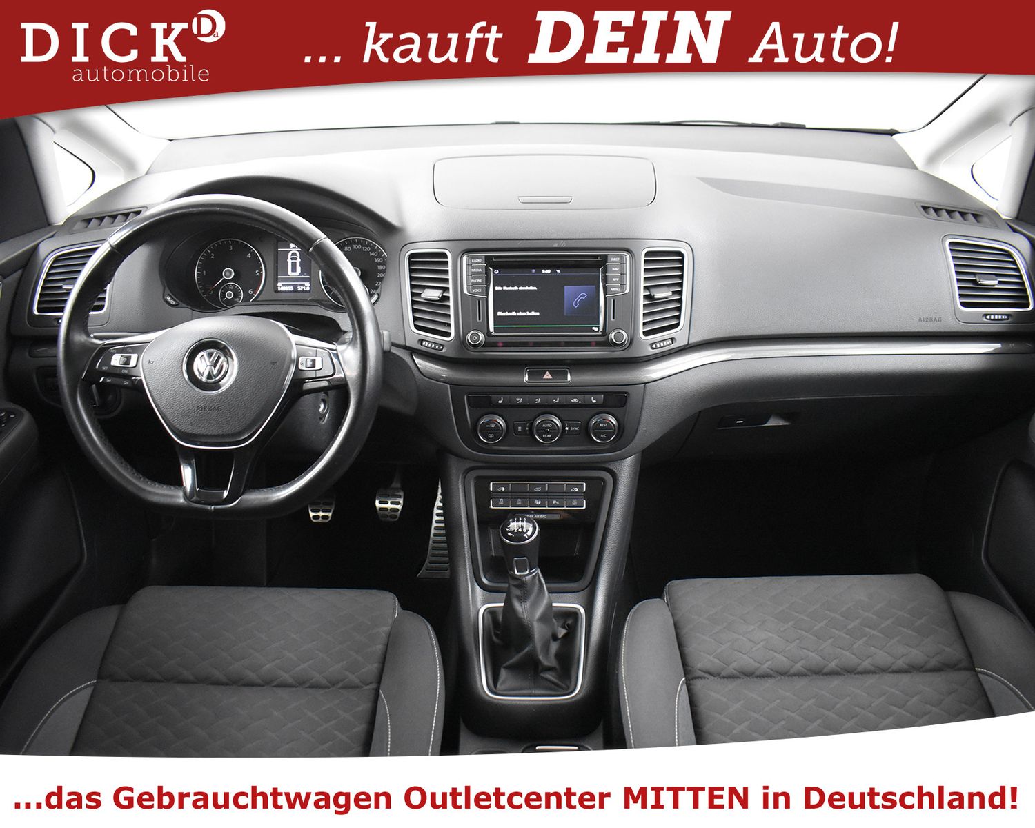 VW Sharan 2.0d Join 7SIT+EL TÜR+PANO+STDHZ+AHK+VOLL - Image 11