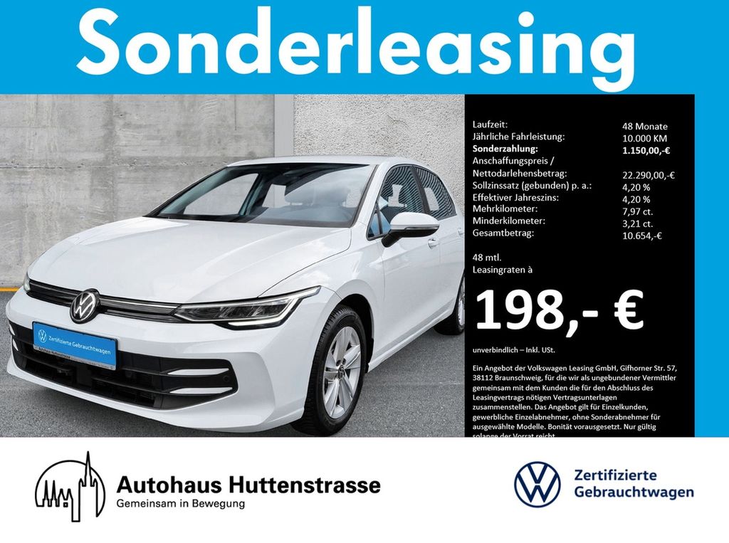 Volkswagen Golf VIII 1.5 TSI Life NEUES MODELL NAVI AHK