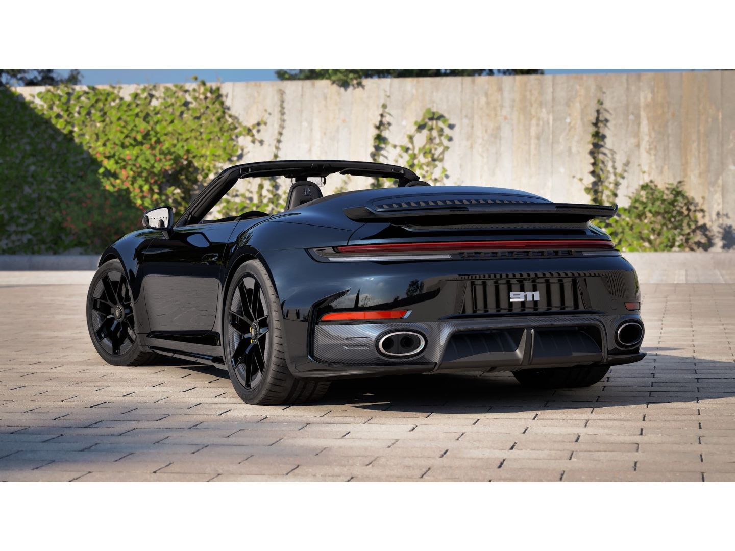 Porsche 992 911 Turbo S Cabriolet Burmester Clubleder imagem 3