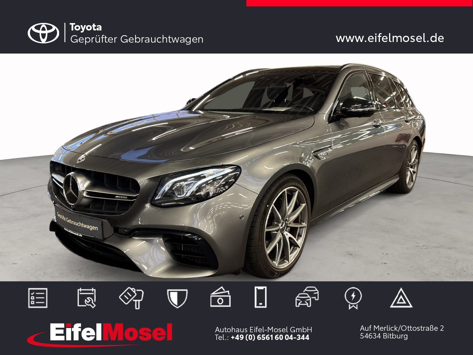 MERCEDES-BENZ E 63 AMG 4matic Night Paket Pano Head up Memory