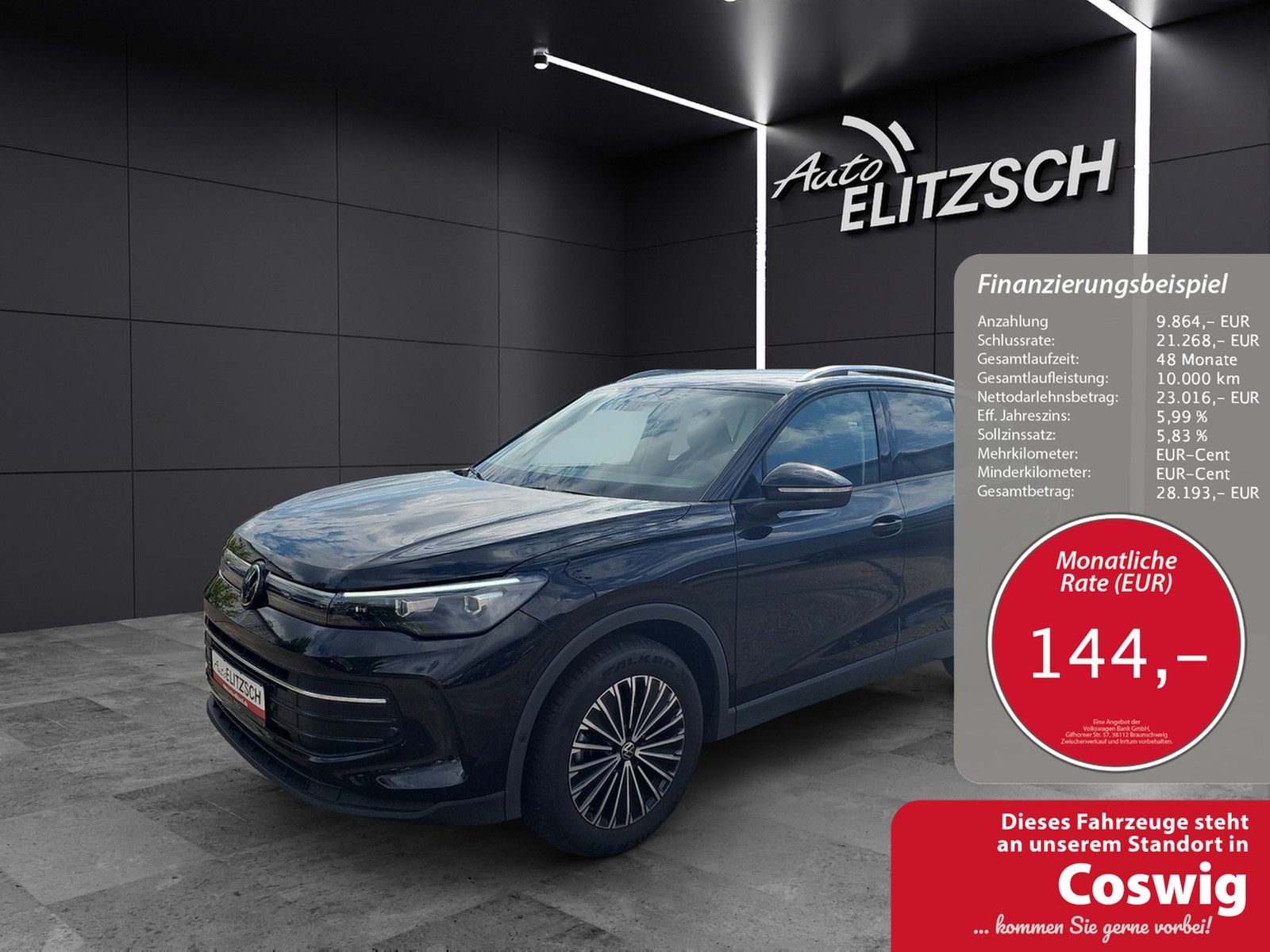 Fahrzeugabbildung Volkswagen Tiguan Life eTSI DSG LED+ ACC AHK SH AID LRHzg R