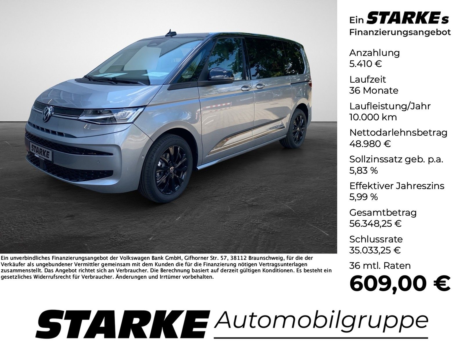 Volkswagen T7 Multivan 2.0 TDI DSG Edition  Panodach AHK Na