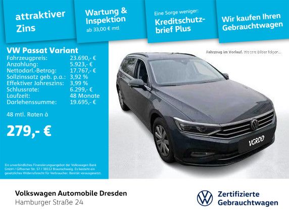 Volkswagen Passat Variant Business 2.0 TDI IQ.LIGHT KAMERA