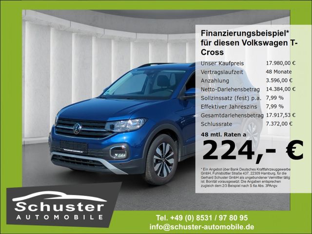 Volkswagen T-Cross MOVE 1.0TSI*ACC Navi SHZ VKZ-Erk PDCv+h