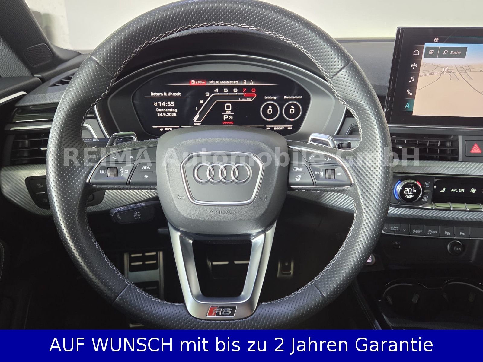 Fahrzeugabbildung Audi RS 5 Coupe 2.9 TFSI quattro, Massage, HUD, B&O