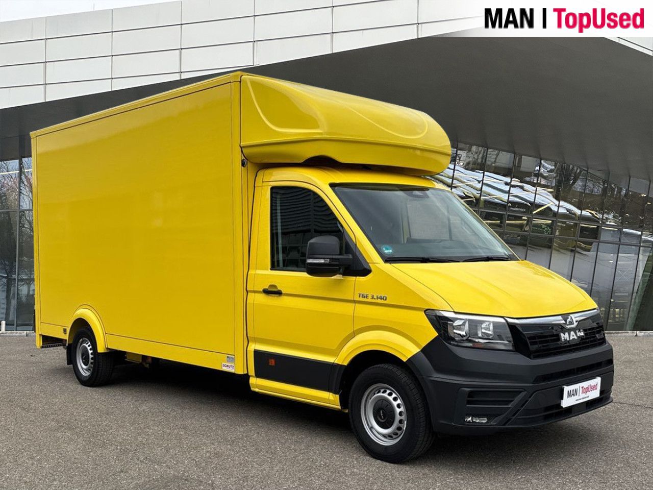 MAN TGE 3.140 4X2F SB-FLACHBODENKOFFER-LUFTFEDERUNG imagem 3