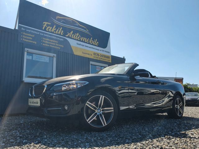 BMW Cabrio218i Sport Line Klima Tempomat Sitzheizung