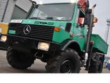 Unimog U1300L U435 2.Hd. Kran(7m) restauriert - Unimog 1300 l