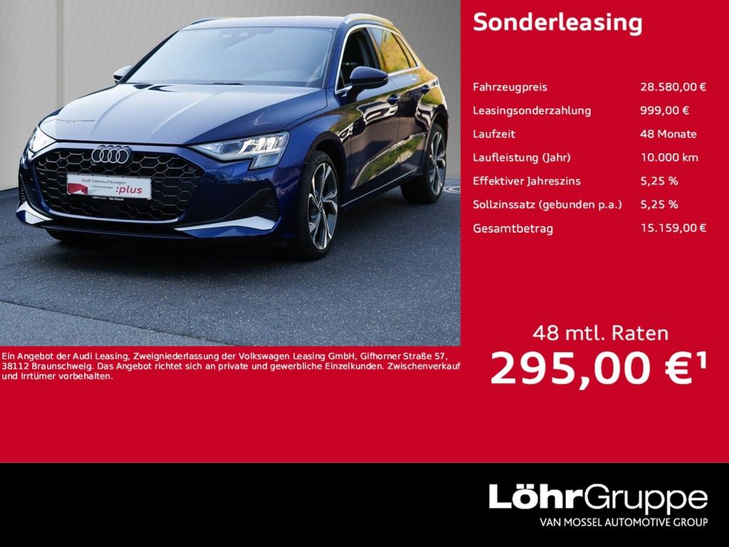 Audi A3 Sportback 30 TFSI advanced Standhzg GWP