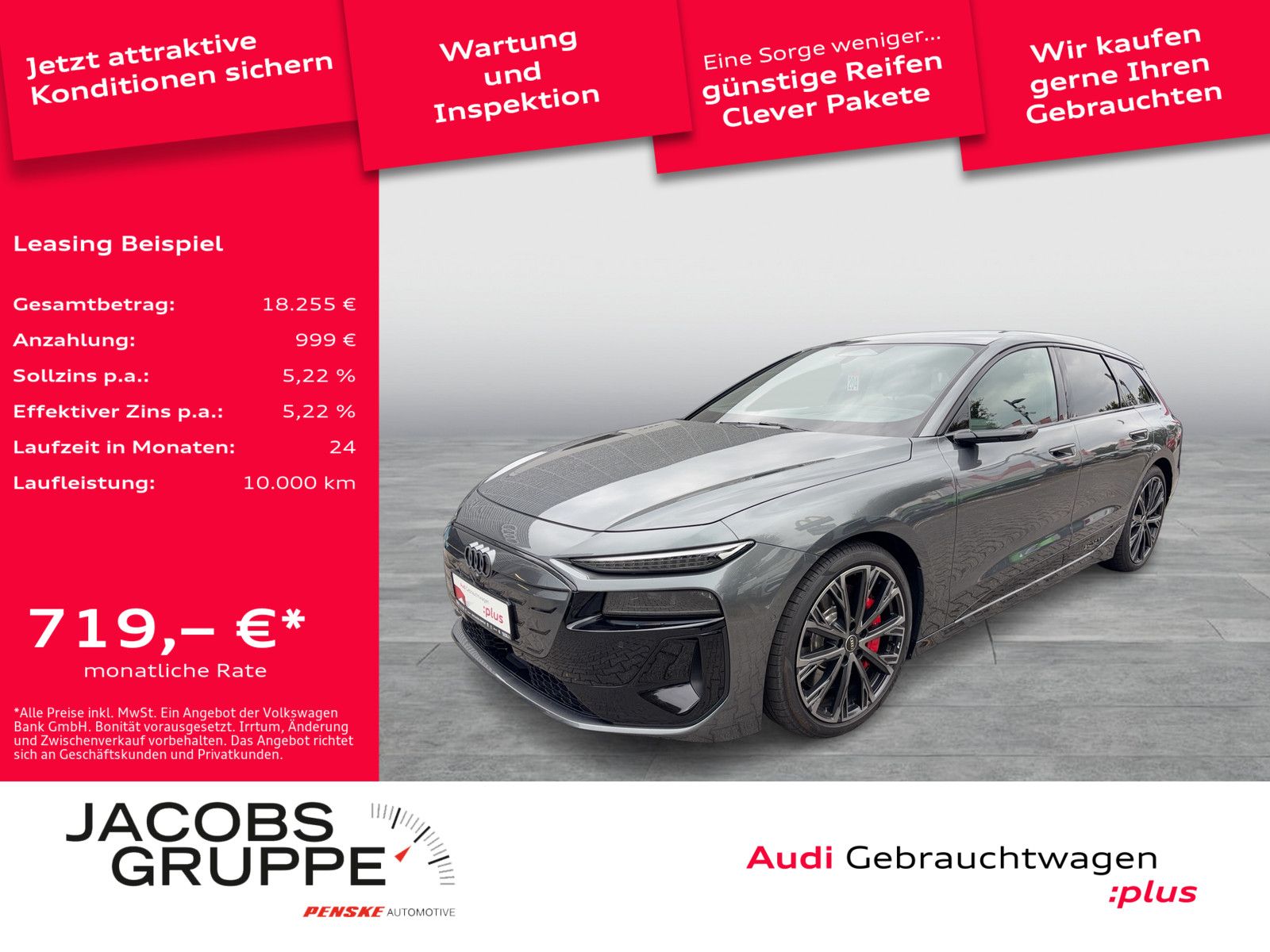 Audi S6 Avant e-tron S-Sitze+/Luftf./360°/Matrix/Pano