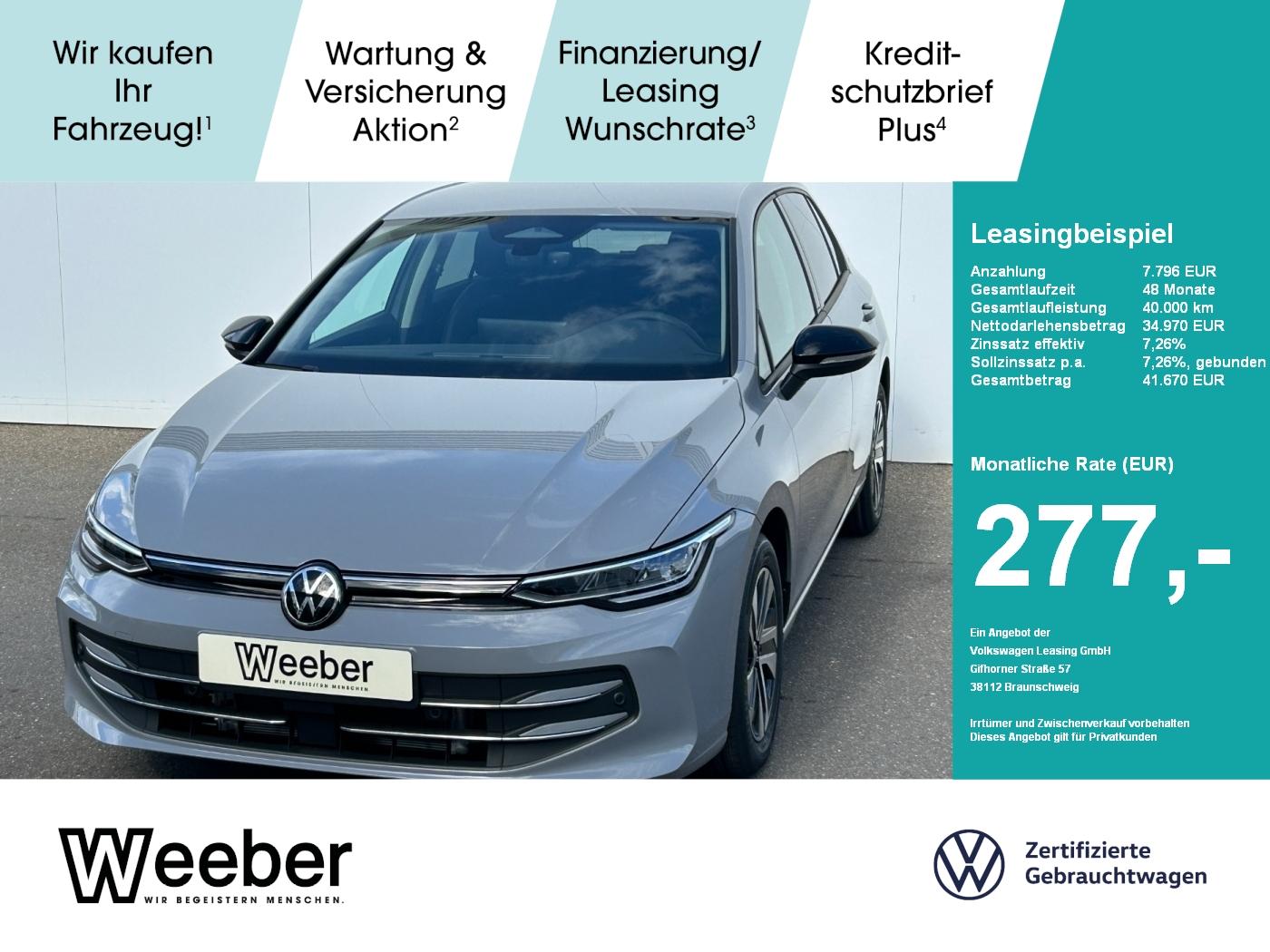 Volkswagen Golf 1.5 l eTSI DSG Energy LED Kamera PDC