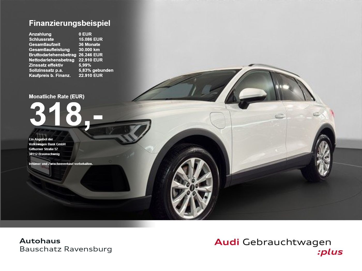 Audi Q3 45 TFSI e S tronic LED*SOUND*PRIVACY*ACC*SZH