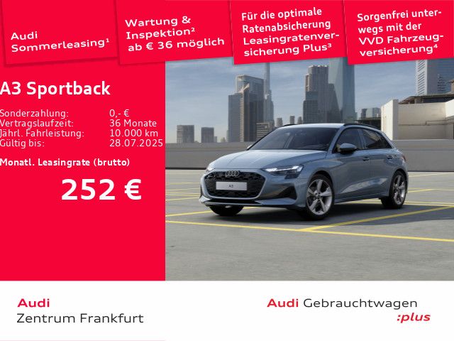 Audi A3 Sportback 30 TFSI advanced LED Navi DAB PDC S