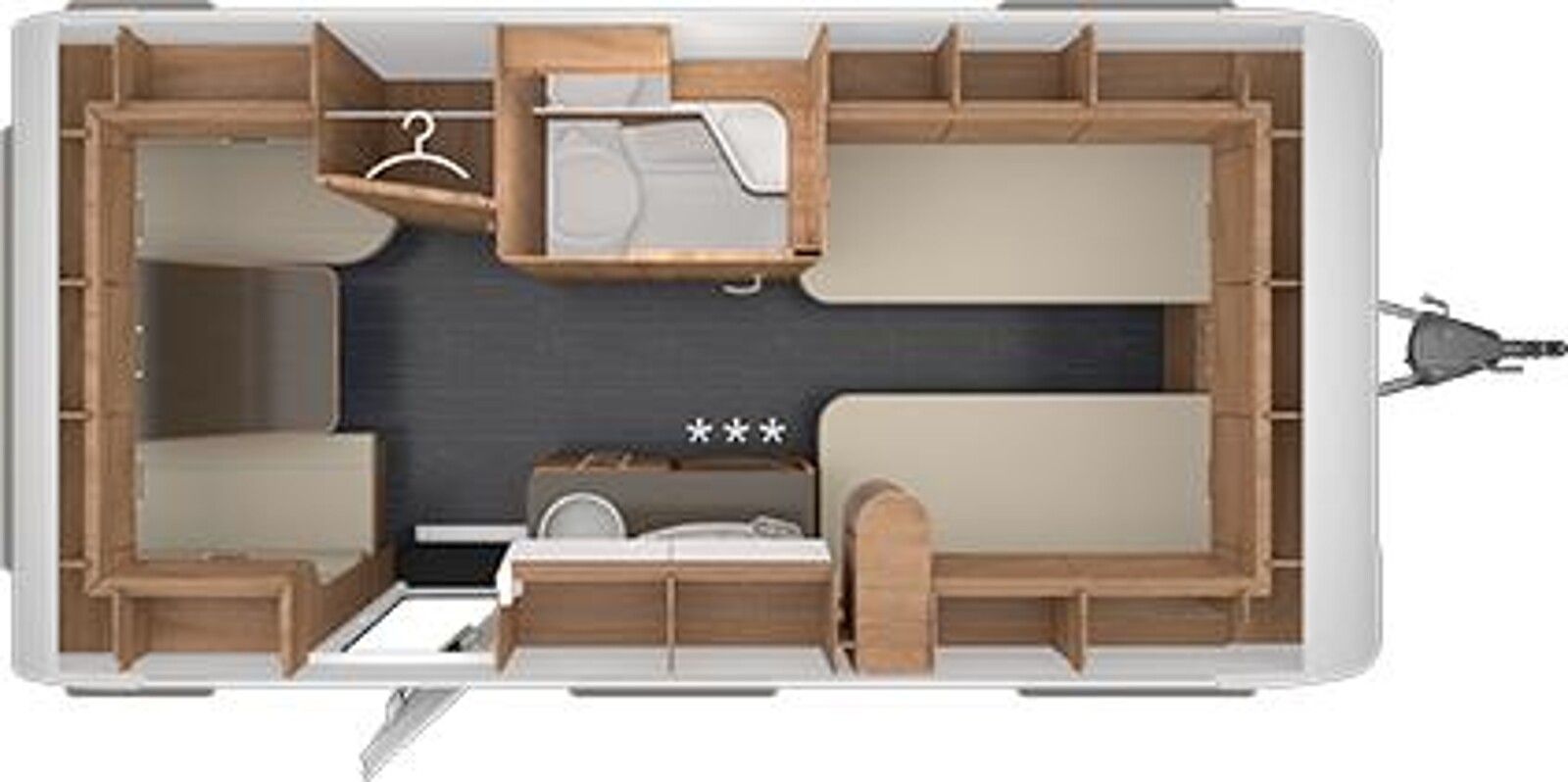 Fahrzeugabbildung Tabbert Da Vinci 460 E 2.3 Auflastung, Premium-Paket uvm