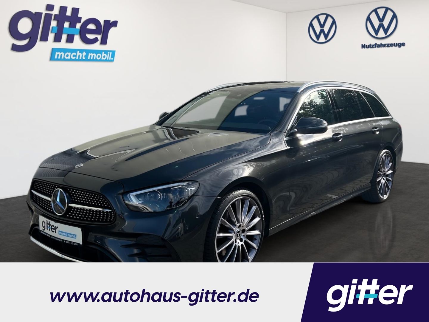 Mercedes-Benz E 220 T AMG LINE AHK PANNO LED BURMESTER BSM NAV