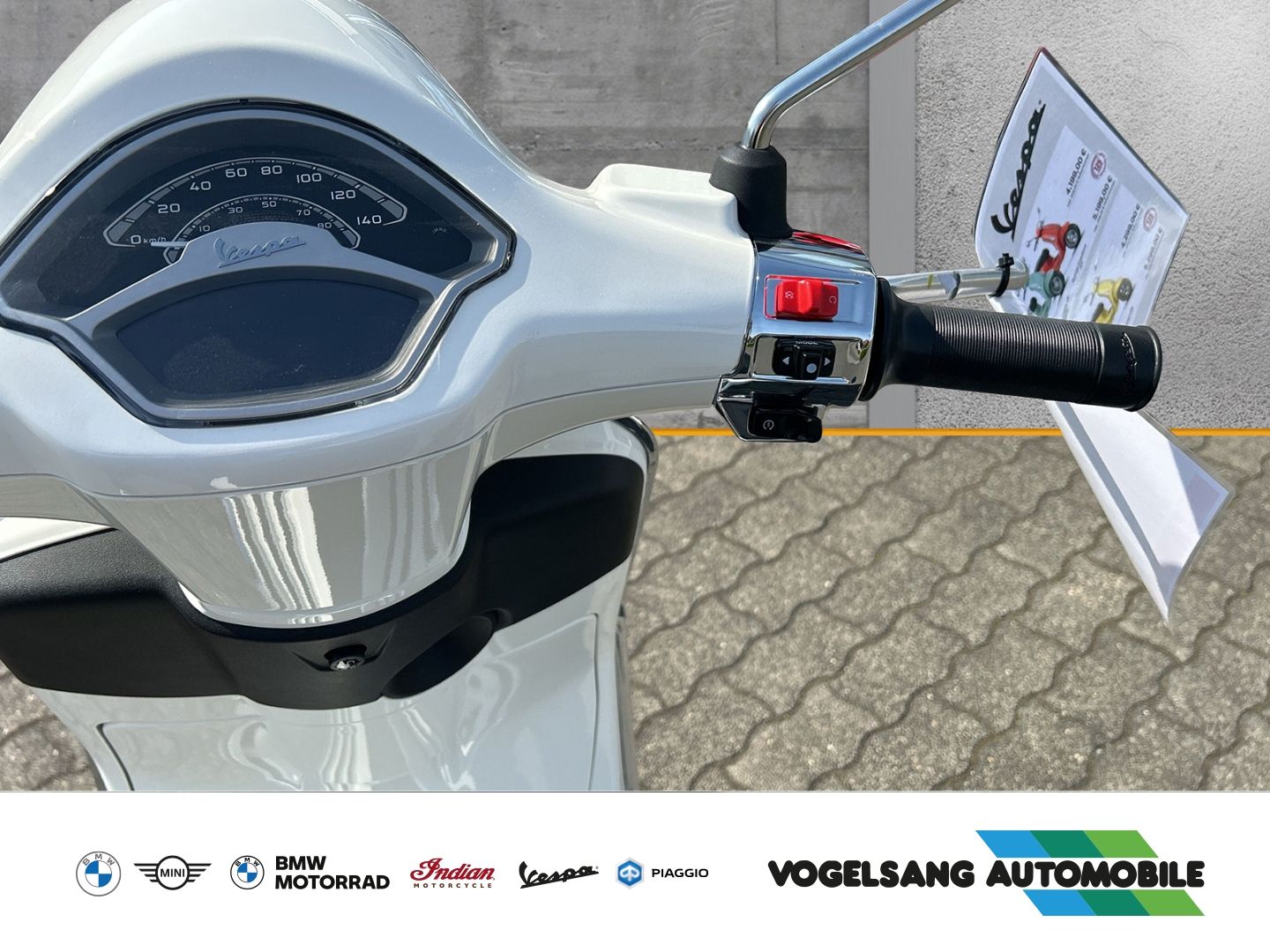 Fahrzeugabbildung Vespa Primavera 50 I-Get, Voll LED, LCD Display, Facel