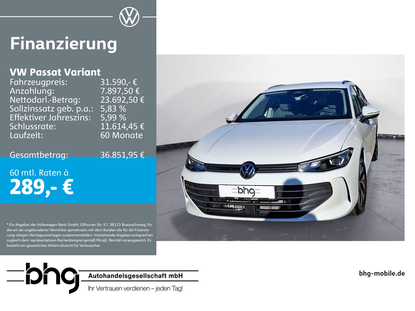 Volkswagen Passat Variant 1.5 eTSI DSG Business
