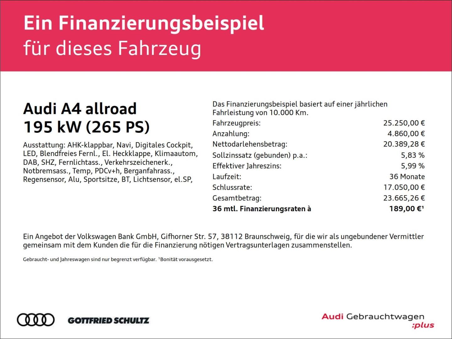 Audi A4 allroad 45 TFSI quattro Navi virtual LED AHK, миниатюра 2