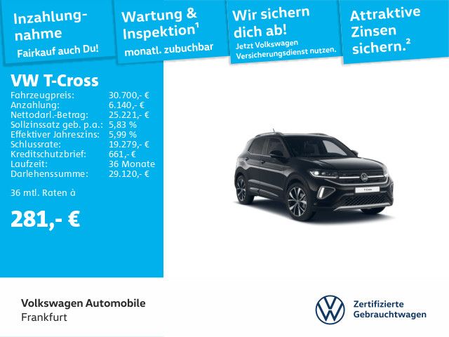 Volkswagen T-Cross 1.0 TSI DSG R-Line Navi IQ.Light ACC DAB