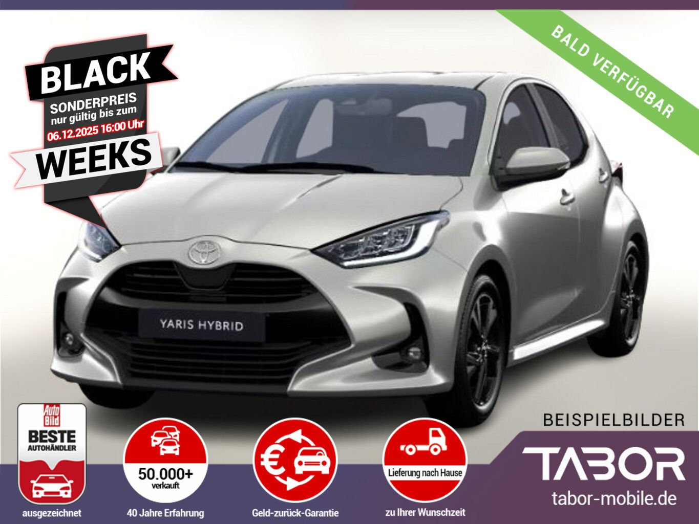 Toyota Yaris 1.5 Hybrid 116 CVT Teamplayer LED Kam SHZ