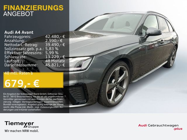 Audi A4 Avant 35 TFSI 2x S LINE LM19 AHK LED 360