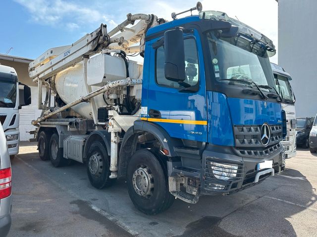 Mercedes-Benz 3243 8X4 Sermac 3Z24 Pumpe + 9m3 Mixer PUM