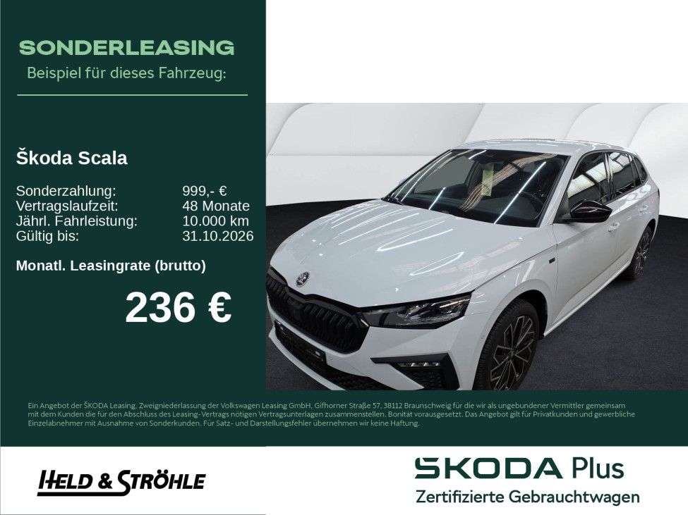 Skoda Scala Tour 1.5 TSI DSG MATRIX BLACK KAM NAVI 17"