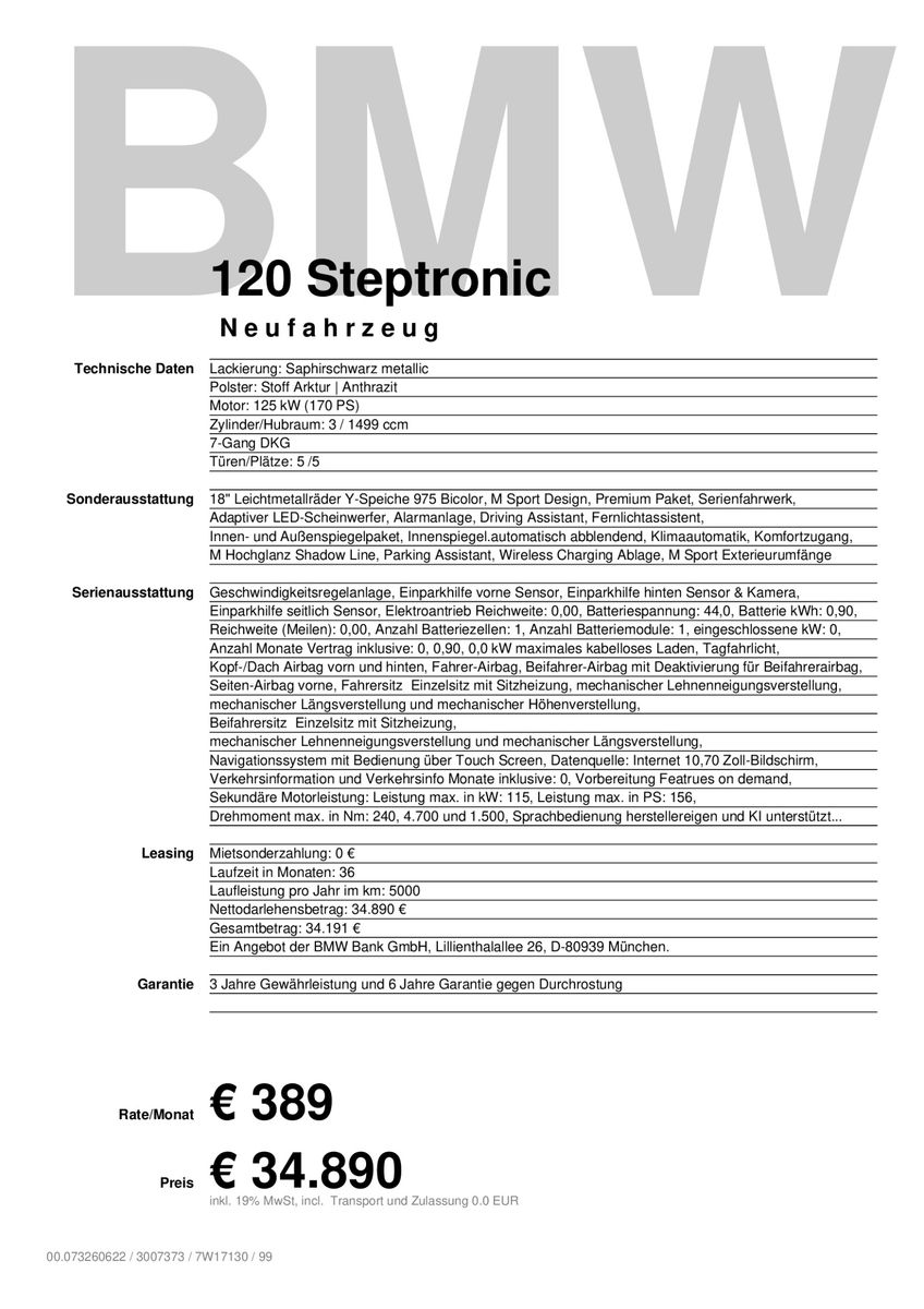 BMW 120 - Bild 5