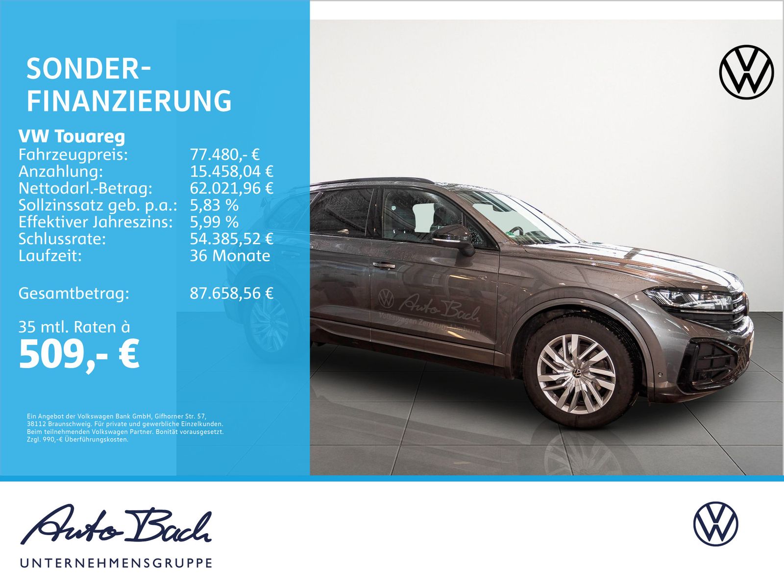 Volkswagen Touareg 3.0 TDI R-Line Navi LED Panorama Luftfed imagem 2