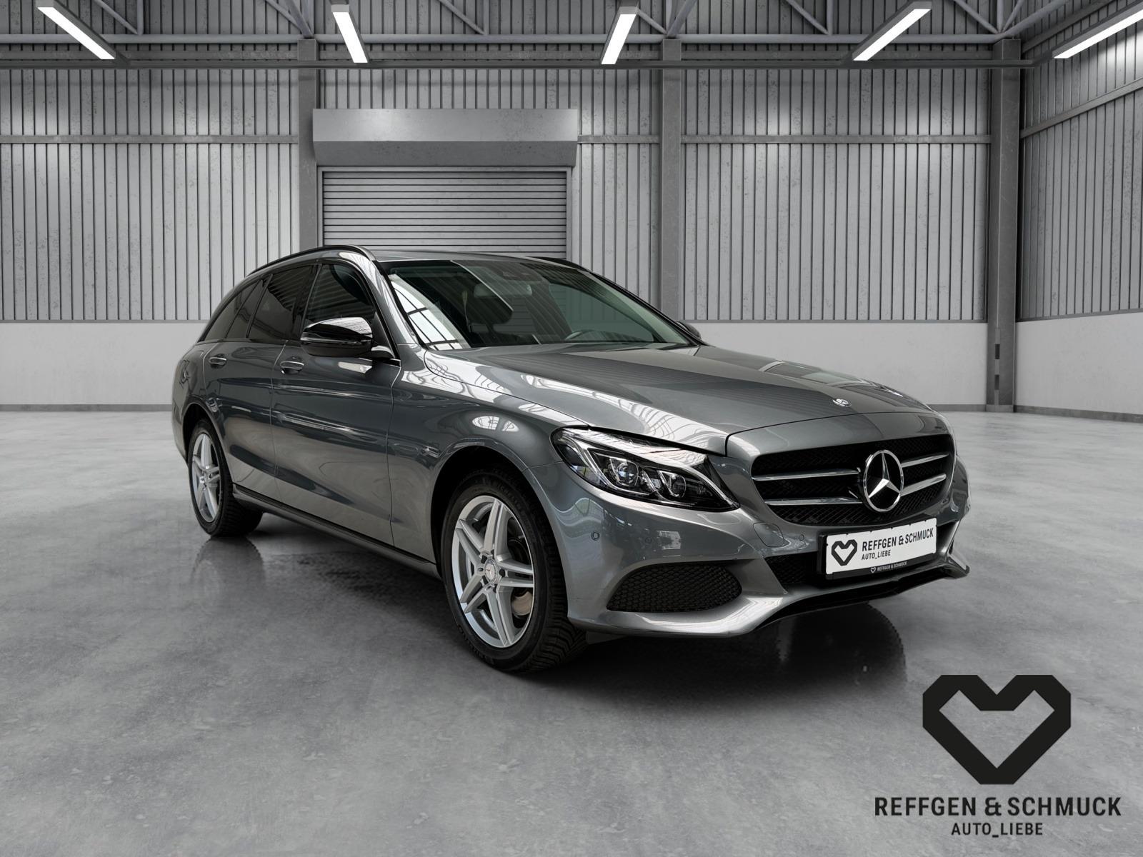 Mercedes-Benz C 200 T 4M AUTOMATIK+NAVI+TEILLEDER+LED+ALU+TÜV+