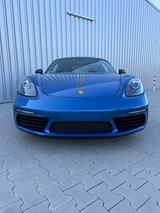 Porsche Cayman 718 + Porsche Approved/Sport AGA - blaue Porsche Cayman