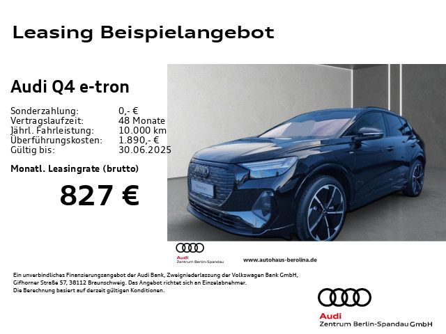 AUDI Q4 e-tron 55 qu. S line *MATRIX*PANO*SONOS*360°*