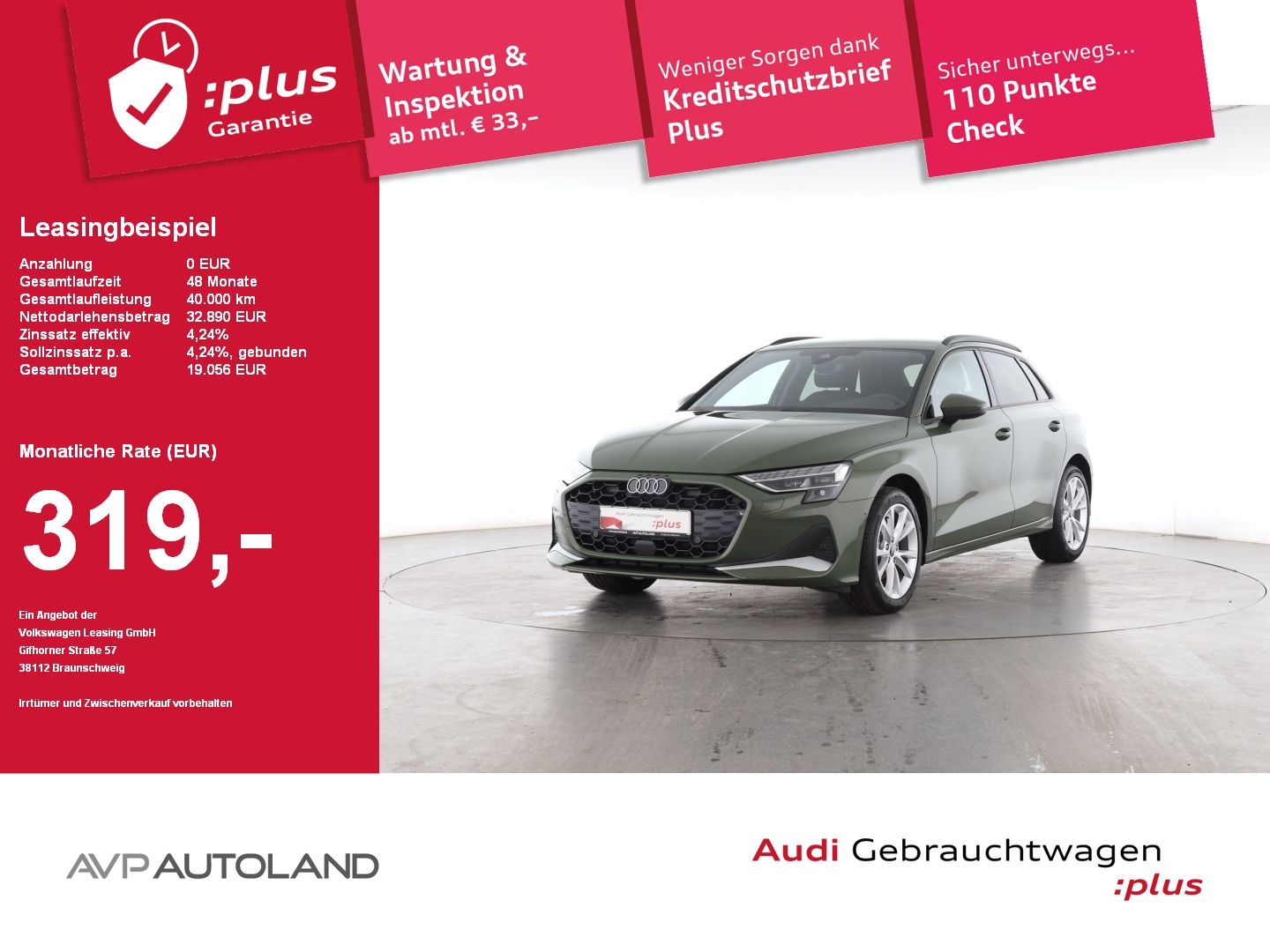 Audi A3 Sportback 30 TFSI stronic advanced