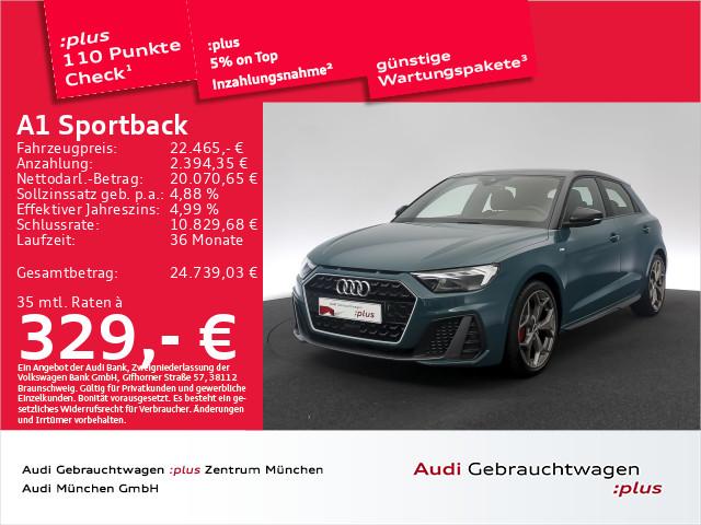 Audi A1 Sportback 25 TFSI S tronic 2x S line LED/Navi