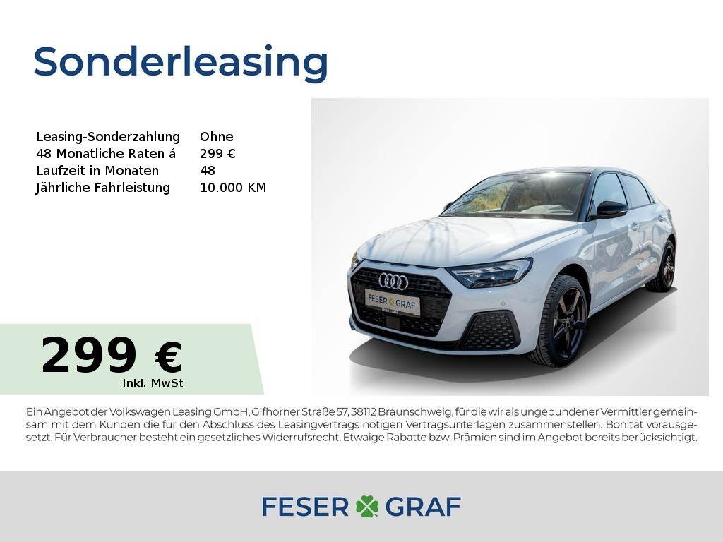 Audi A1 SB 25 TFSI S tronic LED/EPH+/PBox/Sitzh./17"
